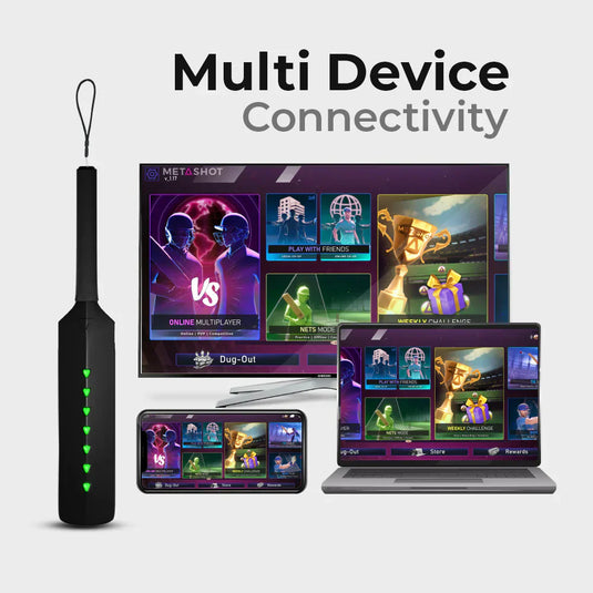 Play Cricket in Mixed Reality | MetaShot Smart Bat NZ