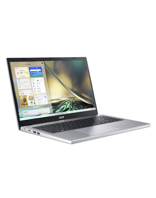Acer Aspire 3 15.6 inch i3 8GB 256GB @1.80GHz Windows 11 Home Laptop - Silver