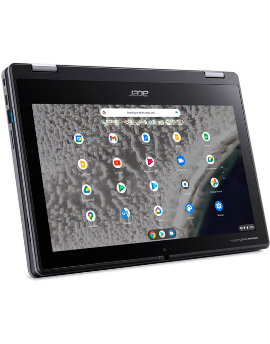Acer Chromebook Spin 511 (R753T-C7KG) 11.6-inch Intel Celeron N5100 4GB 32GB @1.10GHz 2 in 1 Touch Screen Stylus Missing - Black