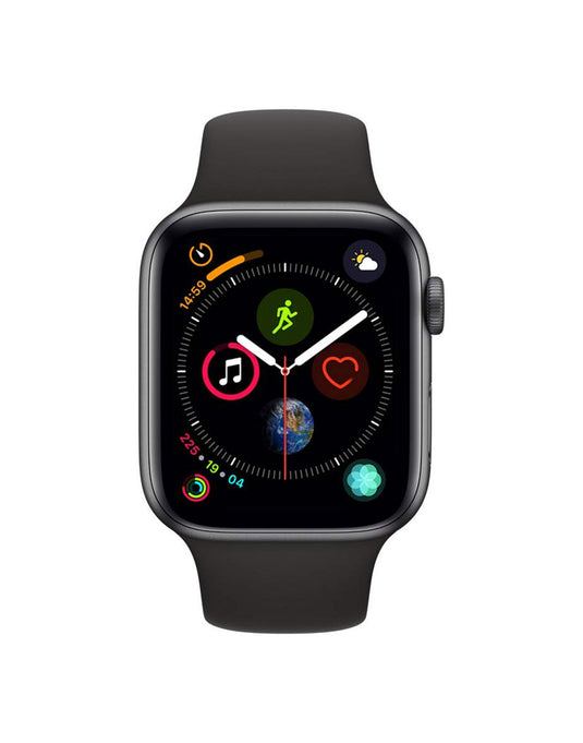 Apple Watch Series 4 GPS 44MM Aluminium With Black Band 16GB - Space Grey