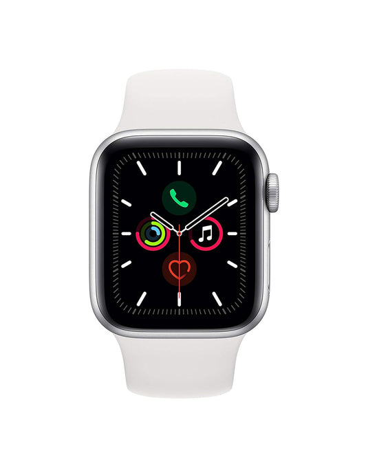 Apple Watch Series 5 40MM GPS+Cellular Aluminium with White Band - Silver