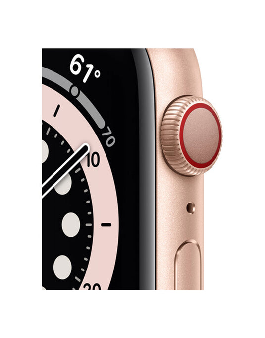 Apple Watch Series 6 GPS 40MM Aluminum with Pink Band 32GB - Gold