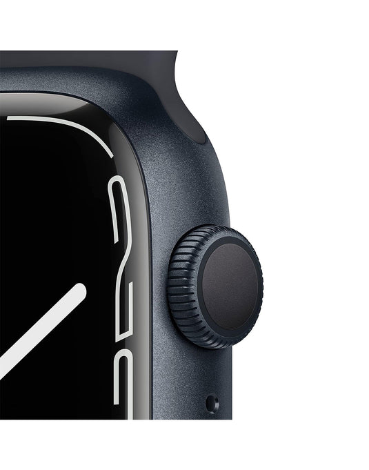Apple Watch Series 7 GPS 45MM Aluminum with Black Band 32GB - Midnight