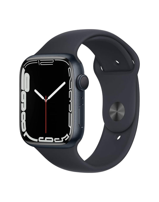 Apple Watch Series 7 GPS 45MM Aluminum with Black Band 32GB - Midnight