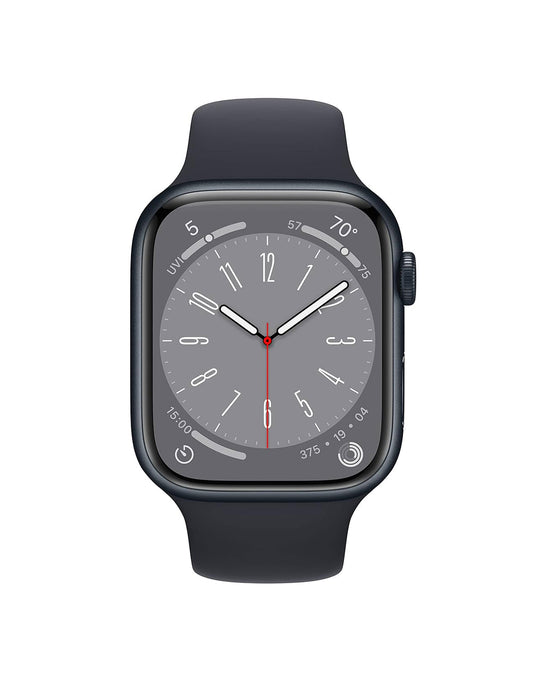 Apple Watch Series 8 45MM GPS + Cellular Stainless Steel With Black Sport Band - Graphite