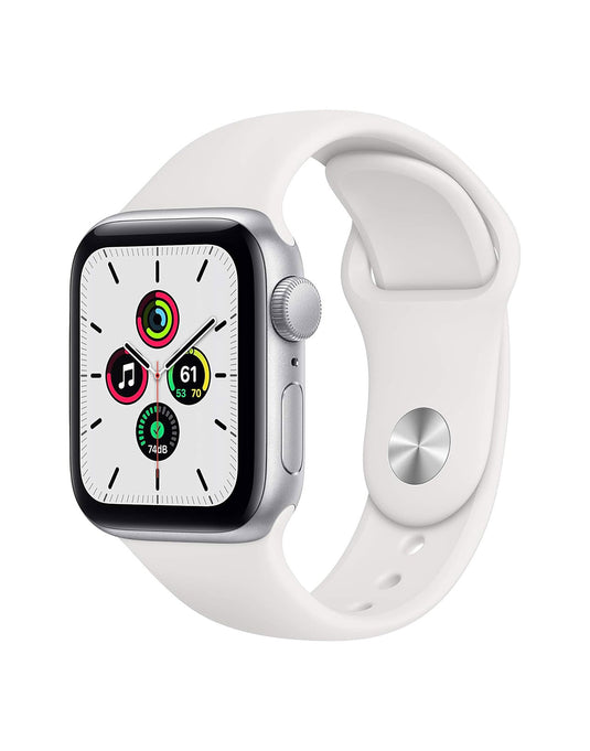 Apple Watch Series SE 2 2022 GPS 40MM Aluminium with White Band - Silver