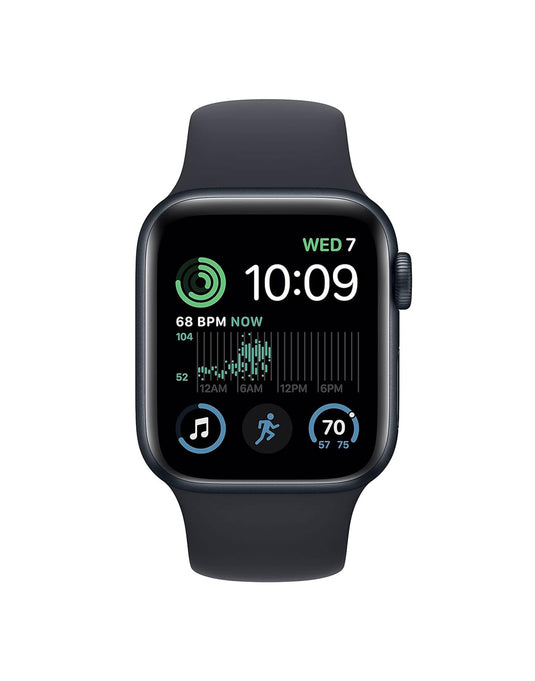 Apple Watch Series SE 2 2022 GPS 40MM Aluminium with Black Band 32GB - Midnight