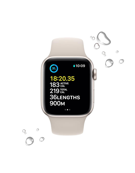 Apple Watch Series SE (Gen 2) 40mm GPS - Starlight With Starlight Strap
