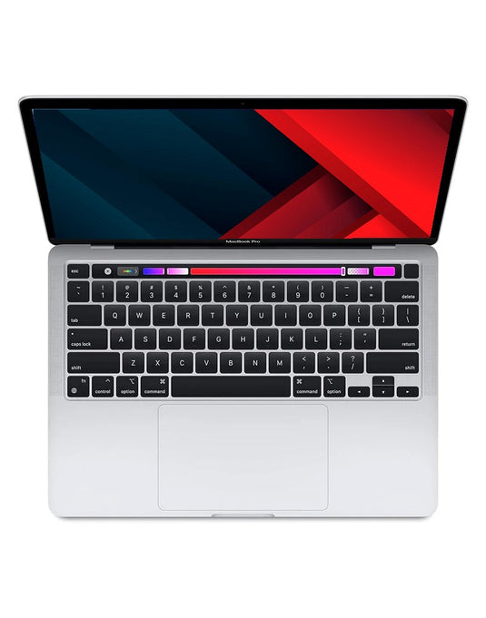 Apple Macbook Pro (2020) 13-inch M1 Chip 8 GPU 8GB 256GB Touch Bar - Silver (Very Good Pre-Owned)