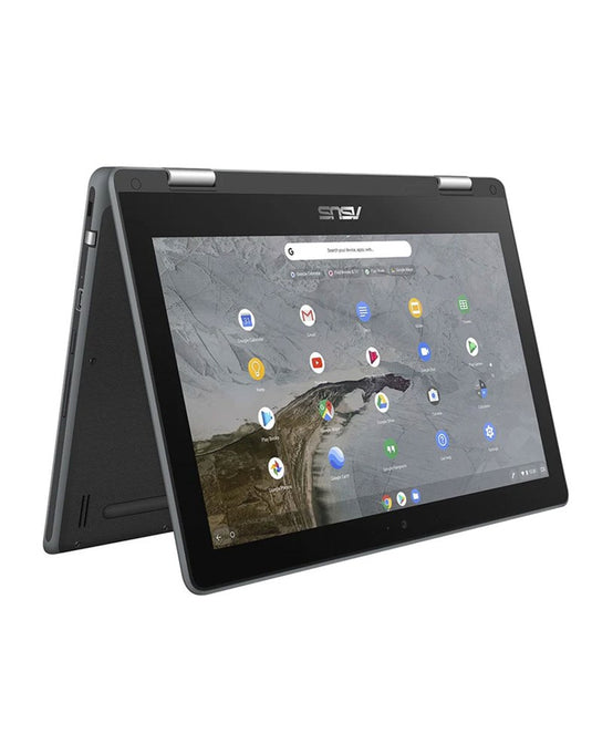 Asus Chromebook C214MA 11.6-inch N4020 4GB 32GB @1.10GHz 2 in 1 Touch Screen - Black (Acceptable Pre-Owned)