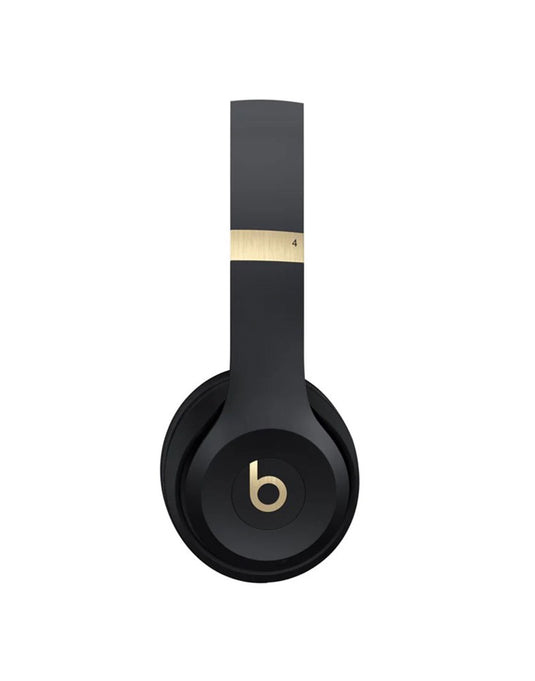 Beats Solo 4 Wireless On-Ear Headphones - Black & Gold (Brand New)