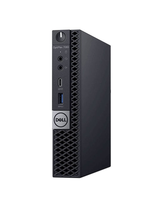 Dell Optiplex 7060 i5 8th Gen 8GB 256GB SSD @1.70GHz Windows 11 Pro - Black (Very Good Pre-Owned)