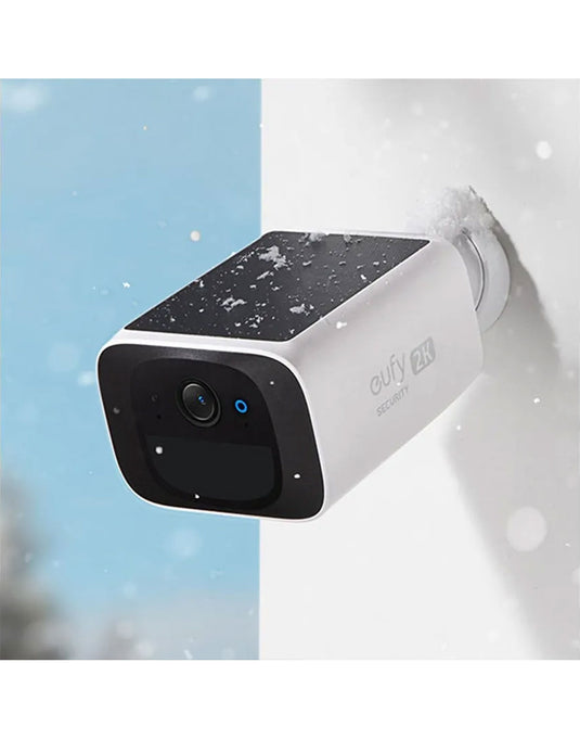 Eufy 2K Camera With Built In Solar Panel - White (As New Pre-Owned)
