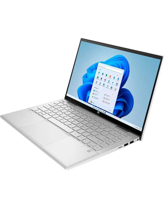 HP Pavilion X360 14 inch i7 11th Gen 16GB 256GB @2.90GHz Windows 11 Home 2 in 1 Touch Screen Laptop - Silver (Good Pre-Owned)