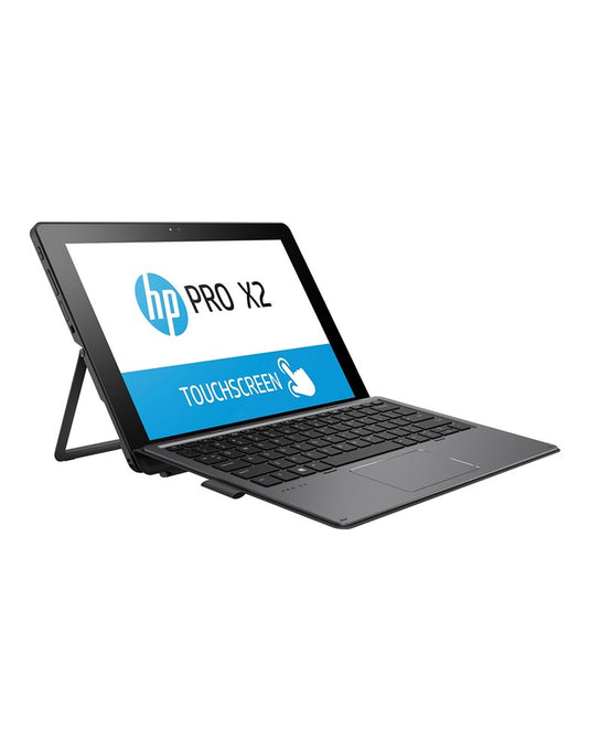 HP Pro X2 612 G2 12-inch M3 7th Gen 8GB 128GB @1.00GHz Windows 11 Pro Touch Screen Convertible Laptop With Keyboard - Black