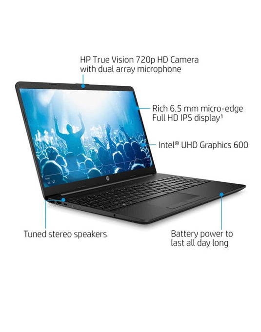 HP Laptop 15.6-inch FHD Intel Celeron N4020 4GB 128GB @1.10GHz Windows 11 Laptop Microsoft Office 365 (Brand New)