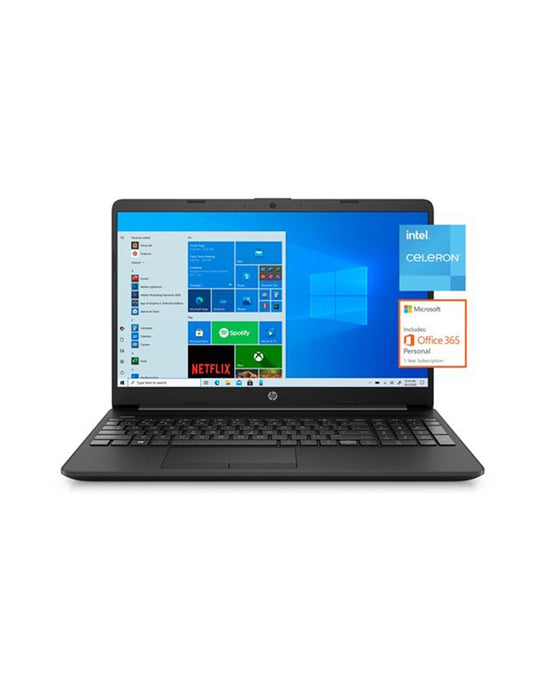 HP Laptop 15.6-inch FHD Intel Celeron N4020 4GB 128GB @1.10GHz Windows 11 Laptop Microsoft Office 365 (Brand New)