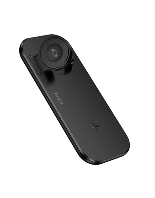 Hoco 15W Ultra Thin 3 in 1 Wireless Charger (CW65) - Black (Brand New)