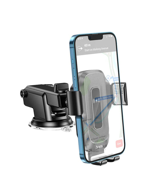 Hoco 15W Wireless Charging Phone Holder For Windshield (HW3)