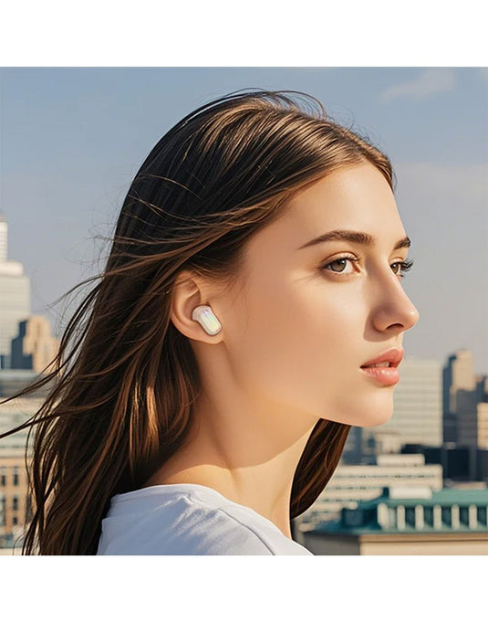 Hoco Bluetooth Earbuds Active Noise Cancellation + ENC (EQ20) - White
