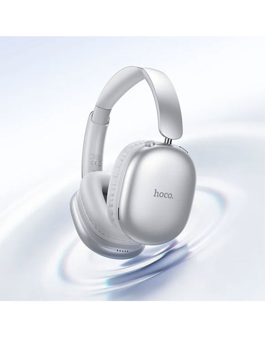 Hoco Bluetooth Headset 45 Hours Play/Talk Time (W73) - Silver