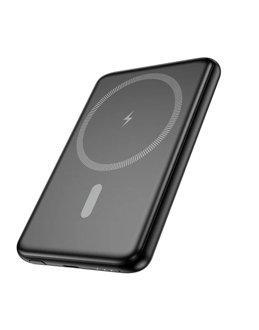 Hoco Magnetic 20W PD+QC Wireless Charging Power Bank (5000mAh) (J140A) - Black