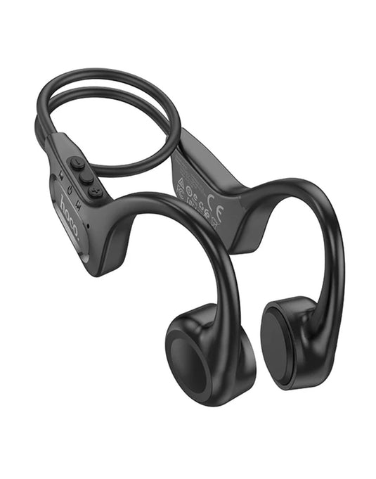 Hoco Open-Ear Bone Conduction Bluetooth Earphone ENC Noise Cancelling (DM43) - Black