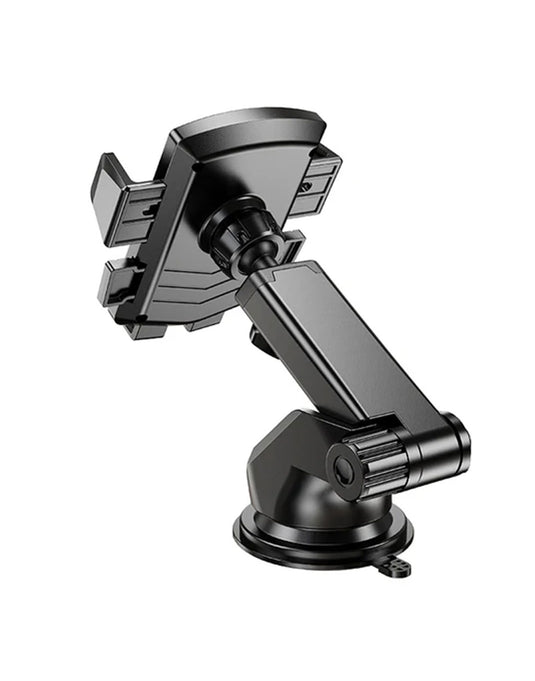 Hoco Premium Easy-Lock Car Phone Holder (CA83) - Black