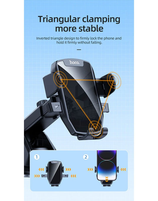 Hoco CAD30 Quick-Lock Pro Car Mount Phone Holder