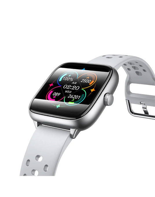 Hoco Smart Sports Watch Calling Feature (Y36) - Silver (Brand New)