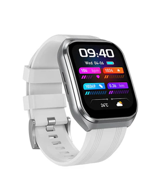 Hoco Smart Watch With Calling Feature Y44 - Silver (Brand New)