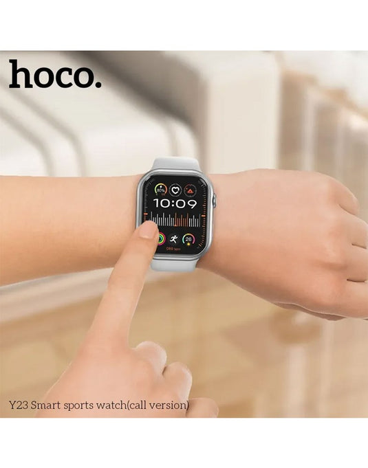 Hoco Smart Watch With Calling Feature (Y23) - Silver