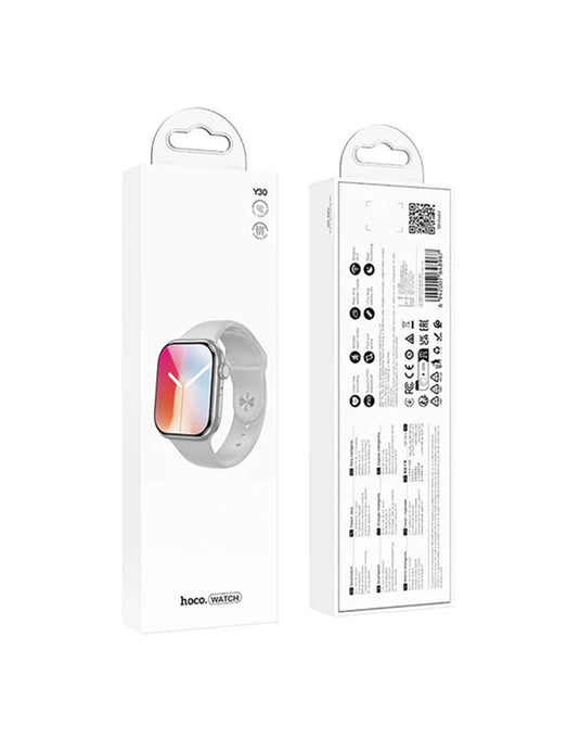 Hoco Smart Watch With Calling Feature (Y30) - Silver