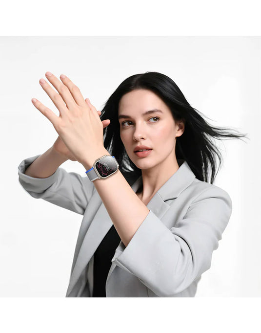 Hoco Smart Watch With Calling Feature (Y42 Ultra) 2 Straps - Black