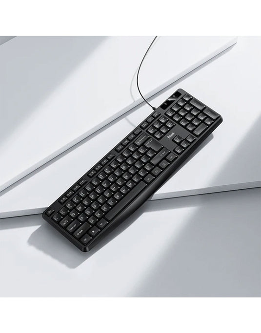 Hoco USB Wired Computer Keyboard (GM60) - Black