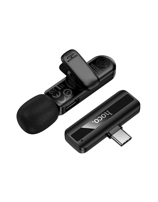 Hoco Wireless Digital Microphone w/ USB-C Connector, DSP Digital Noise Reduction (L20-C)