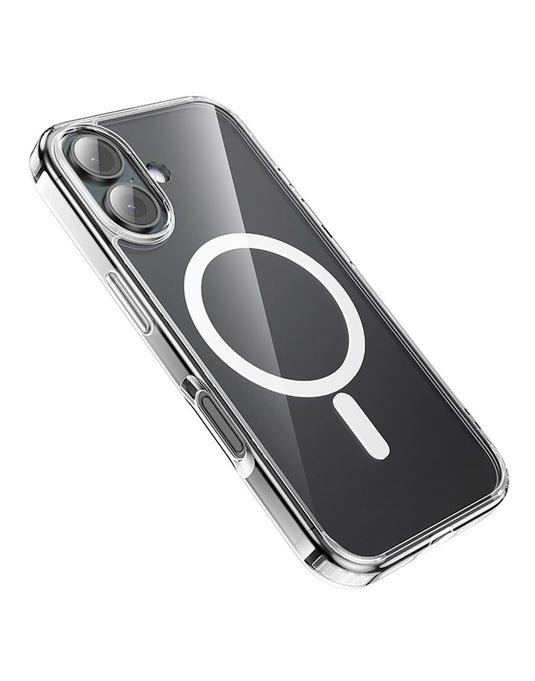 Hoco iPhone 16 Magsafe Clear Case With Air Cushion (MAG) - Clear