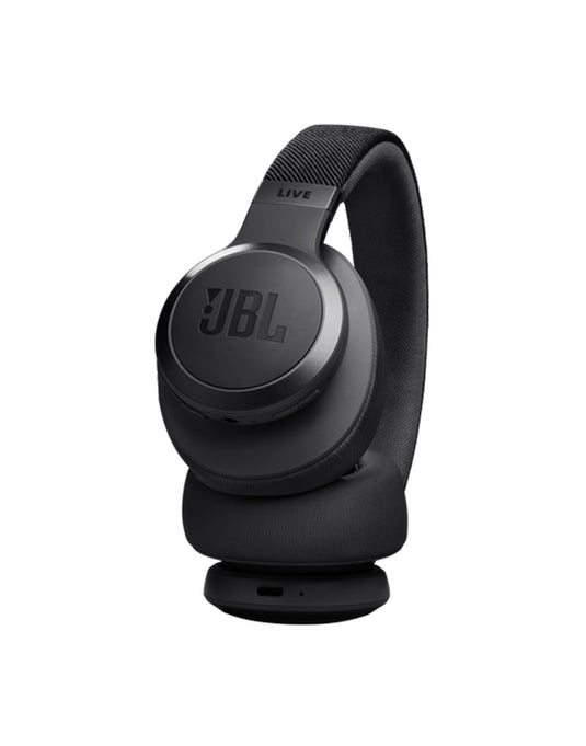 JBL Live 770NC Wireless Over-Ear Headphones with True Adaptive Noise Cancelling - Black