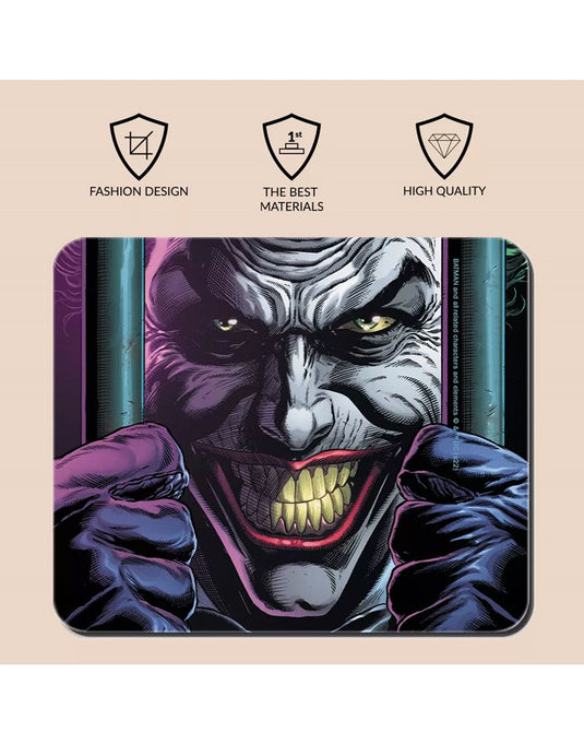 Original DC Joker and Batman Mouse Pad - Non-Slip and Multicolored Joker 015 - Multicoloured