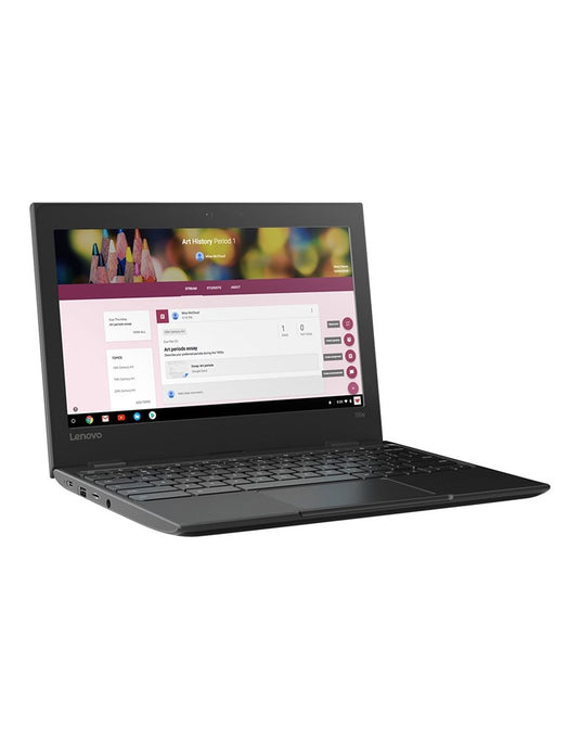Lenovo Chromebook 100E 11.6-Inch N3350 4GB 32GB @1.10Ghz - Black (Good Pre-Owned)