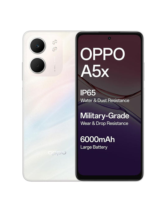 Oppo A5X 4GB 128GB 4G - Laser White (Brand New)