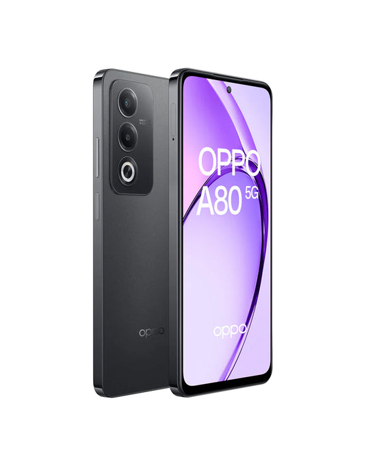 Oppo A80 (2024) 8GB 25GB 5G Dual Sim Smart Phone - Black (Good-Refurbished)