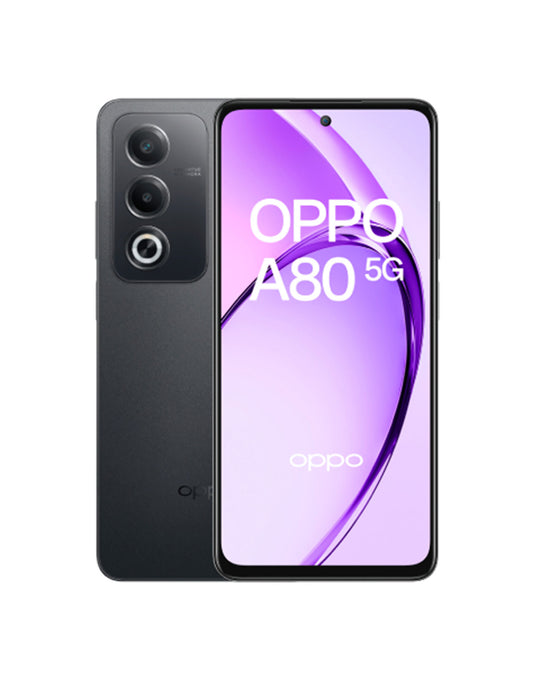 Oppo A80 (2024) 8GB 25GB 5G Dual Sim Smart Phone - Black (Good-Refurbished)