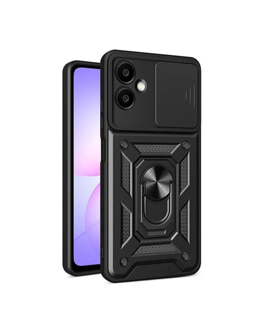 Artistry Tough Armor Ring Case For Samsung Galaxy A07 - Black