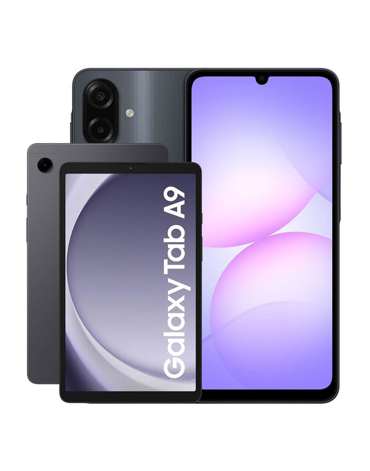 Samsung Galaxy A07 4GB 128GB 4G - Black (Brand New) + Samsung Galaxy Tab A9 (2023) 8.7-inch 4GB 64GB Wifi Only - Graphite (Brand New) (Bundle Deal)
