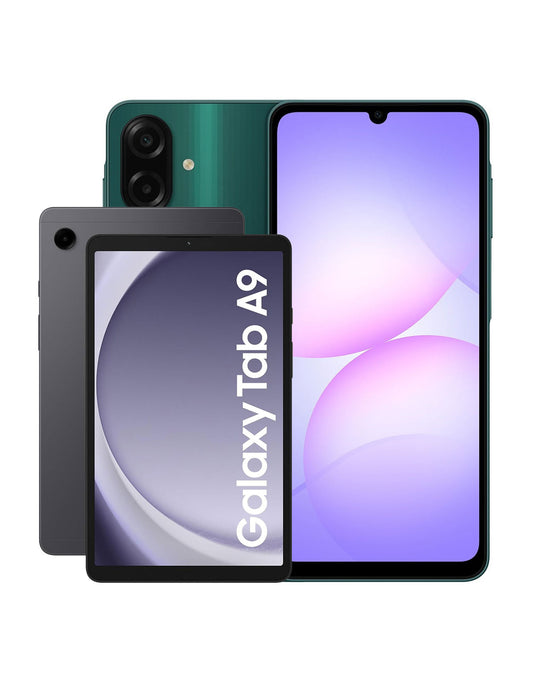 Samsung Galaxy A07 (2025) 4GB 64GB 4G Dual Sim - Green (Brand New) + Samsung Galaxy Tab A9 (2023) 8.7-inch 4GB 64GB Wifi Only - Graphite