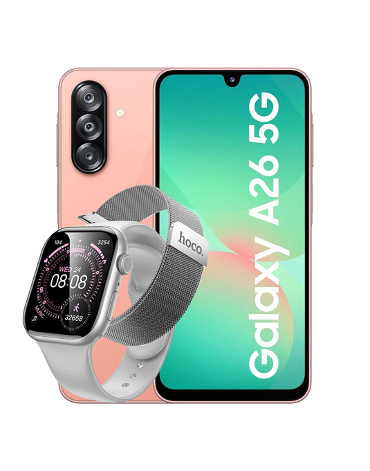 Samsung Galaxy A26 (2025) 6GB 128GB 5G Dual Sim Smart Phone (Brand New) + Smart Watch (Y42) (Bundle Deal)