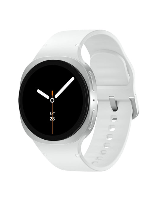 Samsung Galaxy Watch 8 40MM Aluminium GPS White Sports Band - Silver