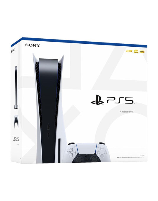 Sony PS5 Disk Edition Console 825GB With Controller & Accessories - White (Good-Refurbished)
