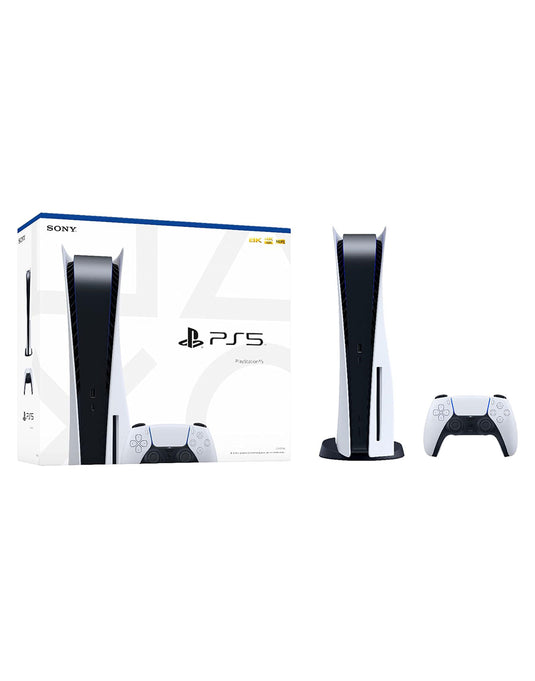 Sony PS5 Disk Edition Console 825GB with Controller - White